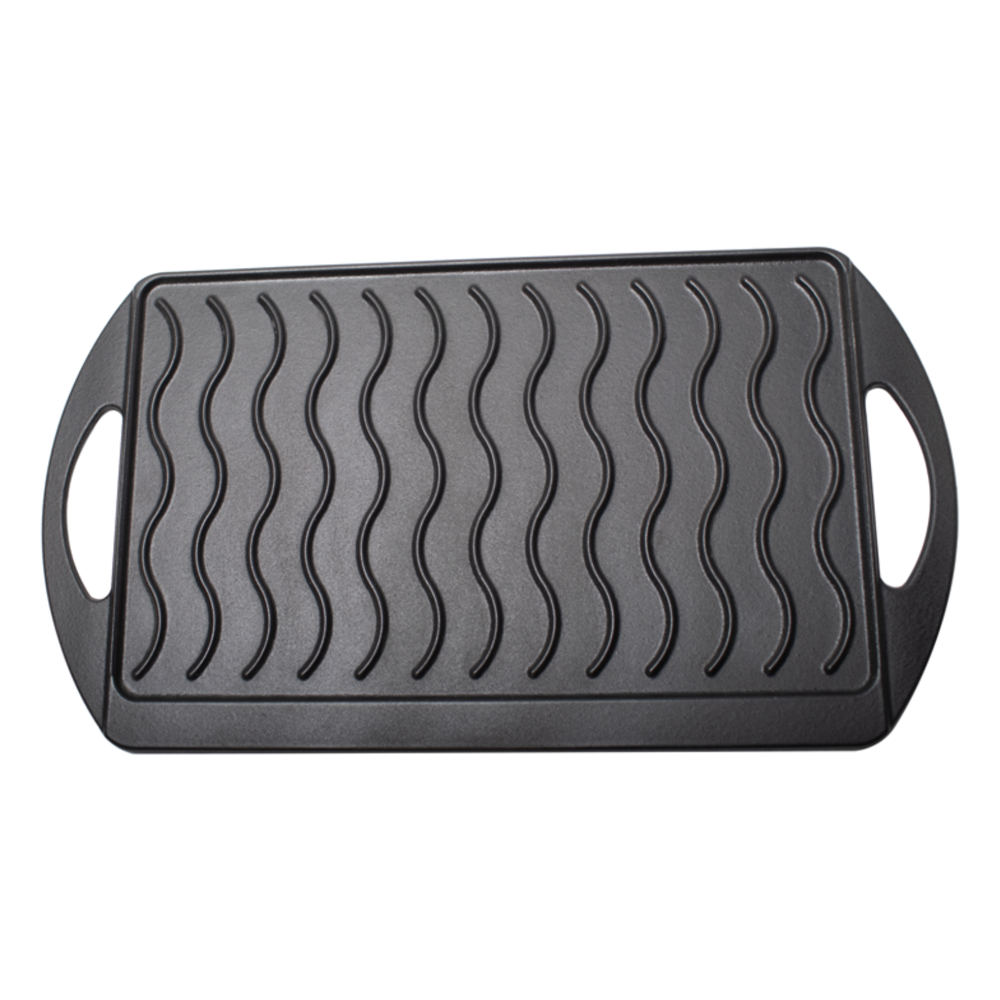 Lunaway Gusseisen Wendeplatte 55 x 30 cm emailliert #BBQ_REVERSE4530_SB
