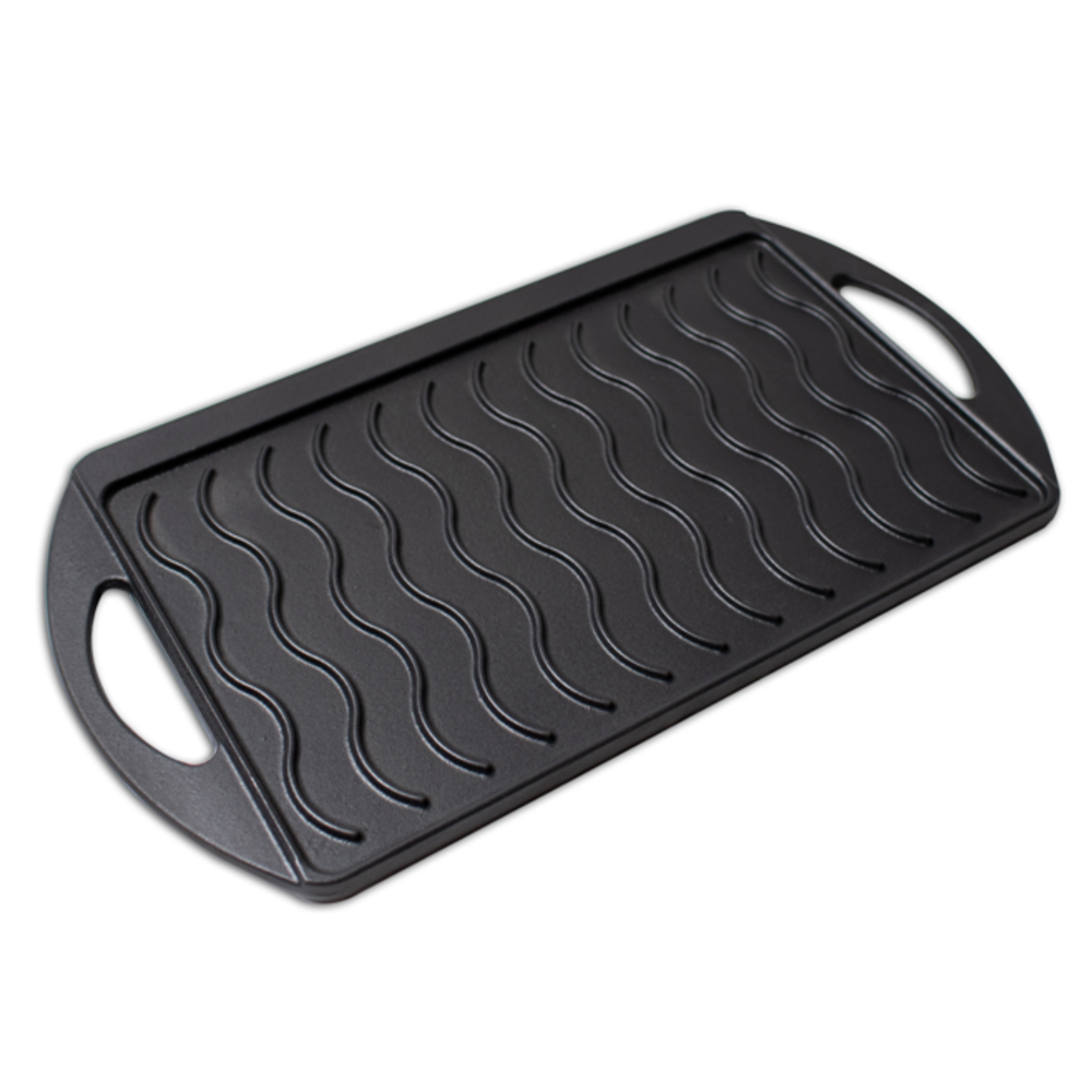 Lunaway Gusseisen Wendeplatte 55 x 30 cm emailliert #BBQ_REVERSE4530_SB