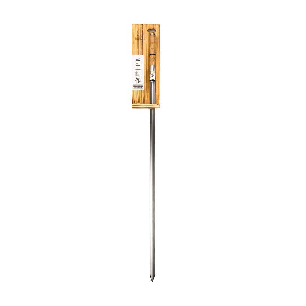 Forged Churrasco Spieß V-Form 70cm