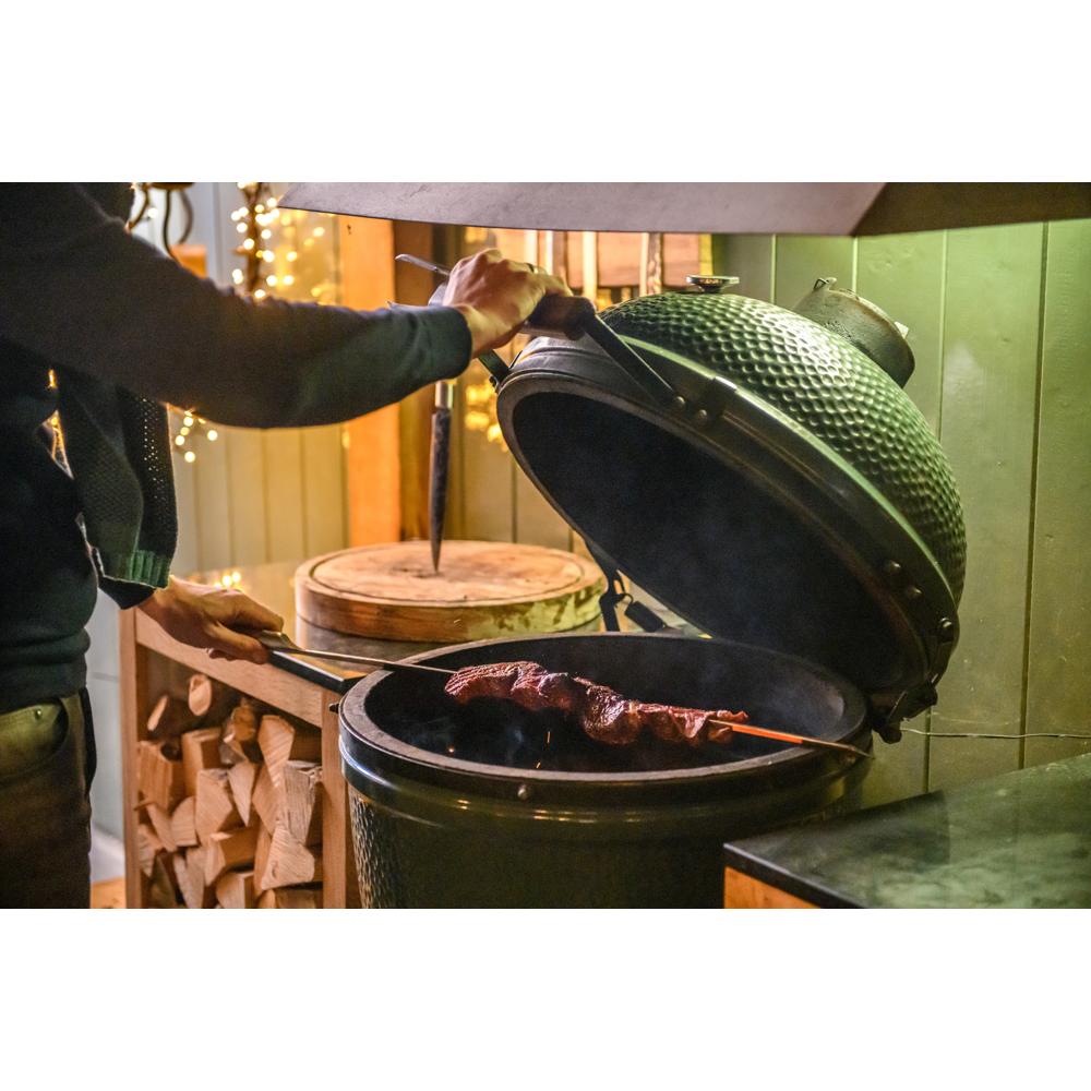 Forged Churrasco Spieß V-Form 70cm