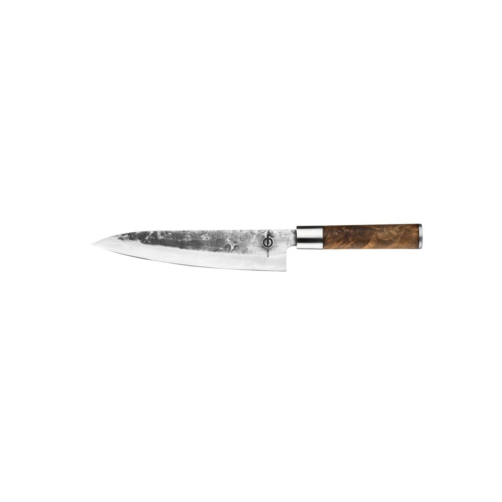 Forged VG10 Kochmesser mit Lederhülle