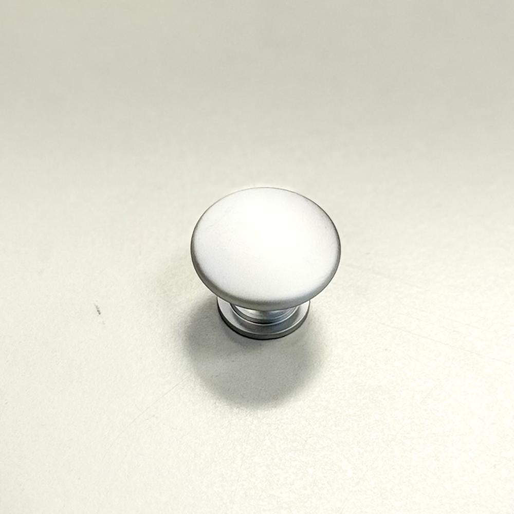 Gast Putztürknopf flach DM 25mm, M4 - Nickel matt