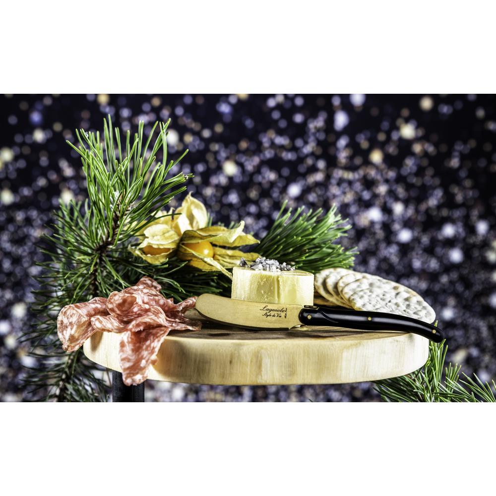 Laguiole Prestige Buttermesser 4 Stk., gold stonewash