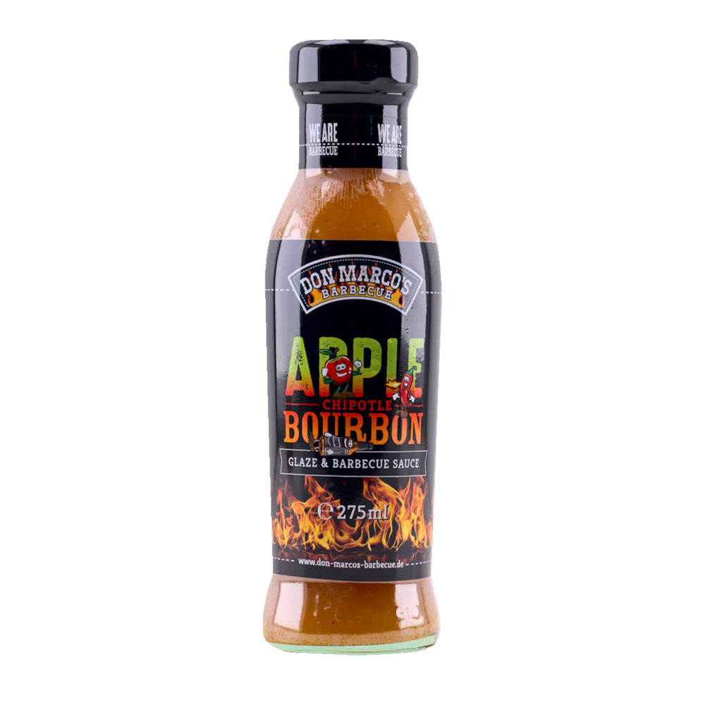 Don Marco’s Glaze & Sauce – Apple/Chipotle/Bourbon, 275ml Flasche