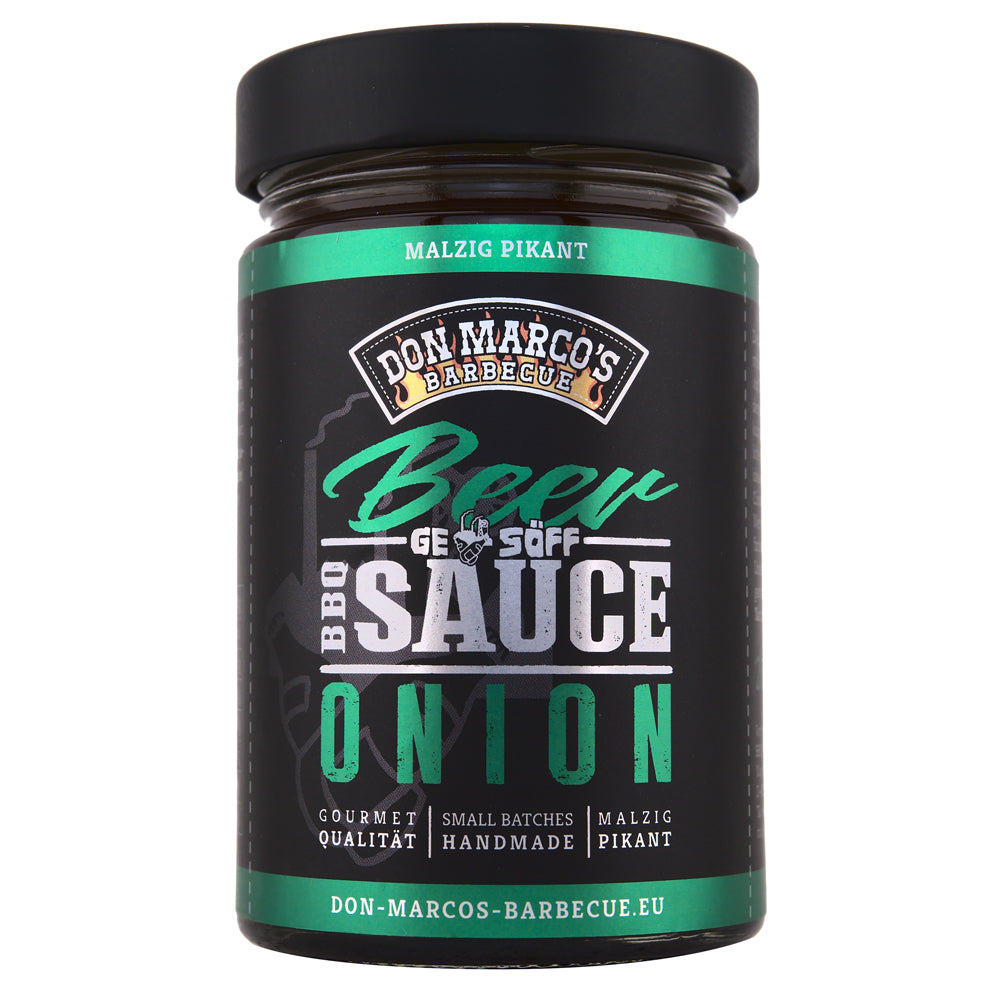 Don Marco’s Sauce – Beer & Onion BBQ Sauce, 260ml Glas