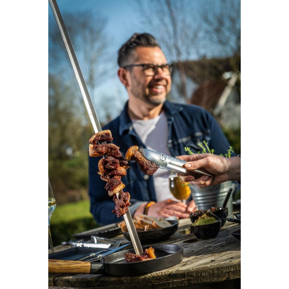 Forged Churrasco Greifzangen, 4 Stk.