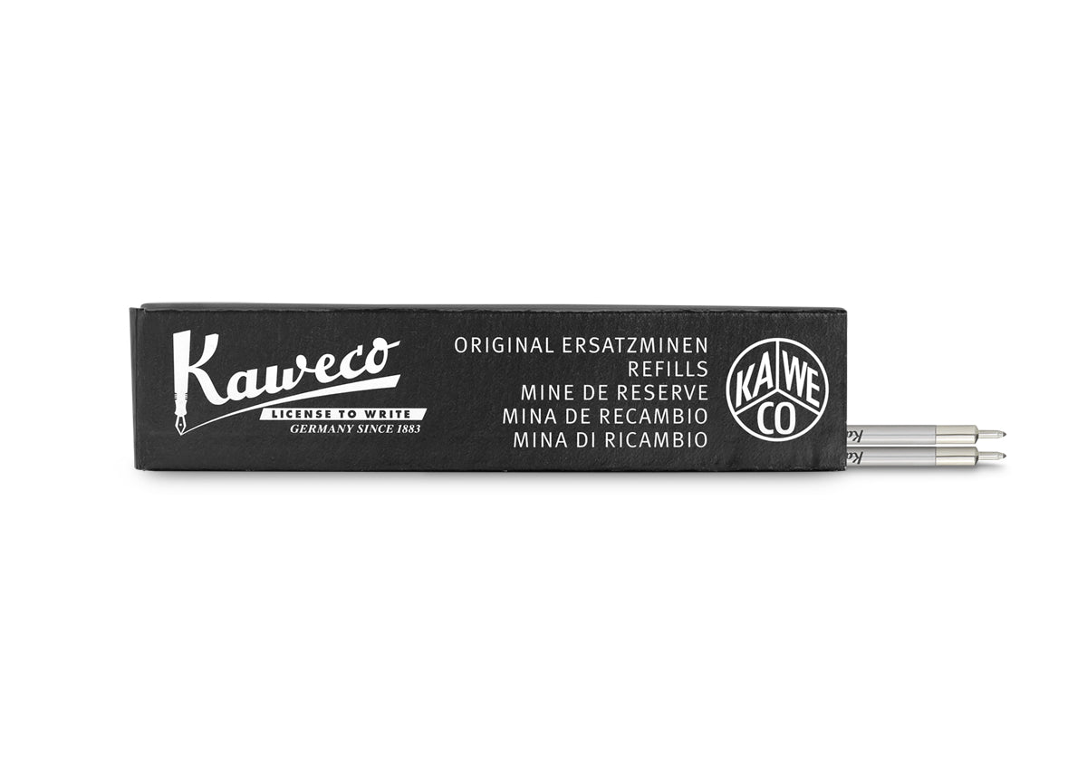 Kaweco D1 Ball Pen Refill Needle-Point Black 0.5 mm 2 pcs