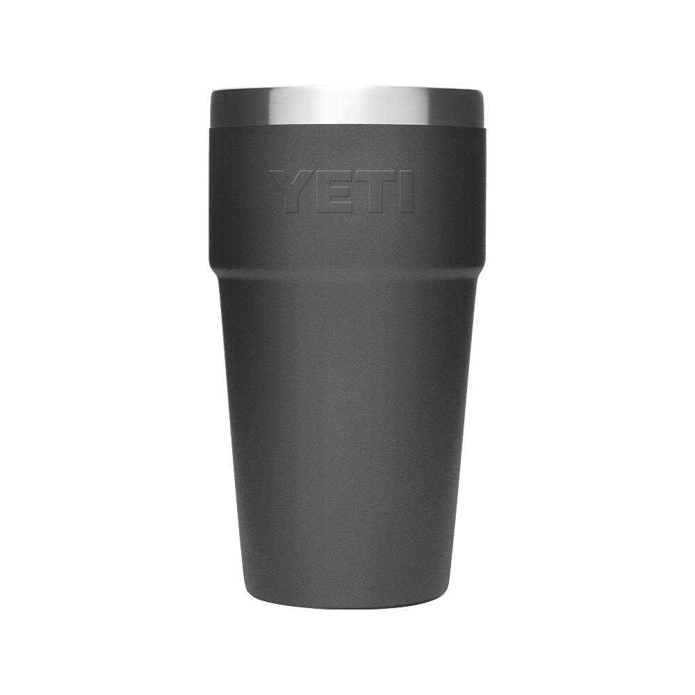 YETI Single 16 Oz Stackable Cup, Charcoal